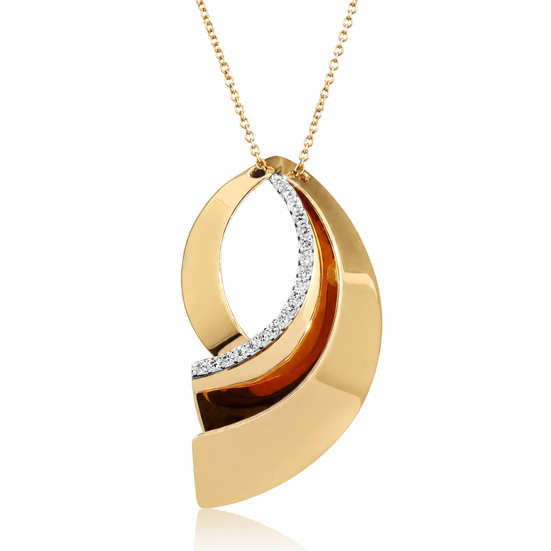 Arc Diamond Pendant